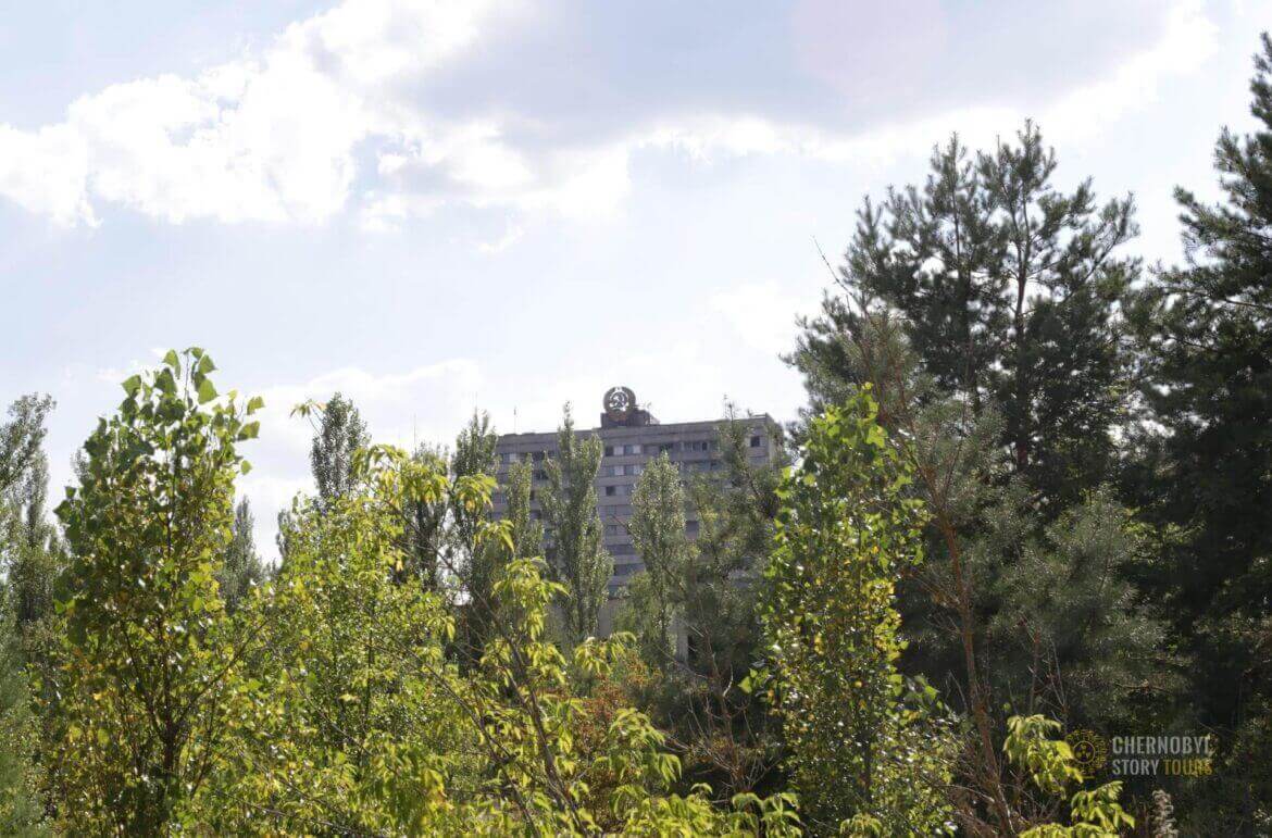 Prypiat Heraldic Sixteen-Story Building