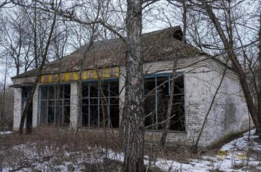product market in Zalissya village